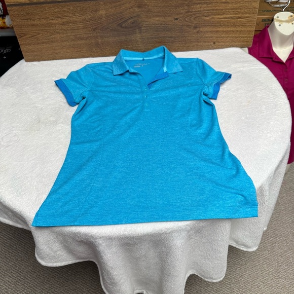 Nike Golf Tour Performance two tone Blue Polo Shirt dri fit size small - Picture 5 of 9